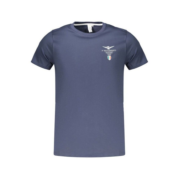 Accademia Militare Blue Cotton T-Shirt