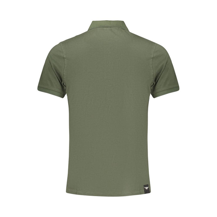 Accademia Militare Green Cotton Polo Shirt