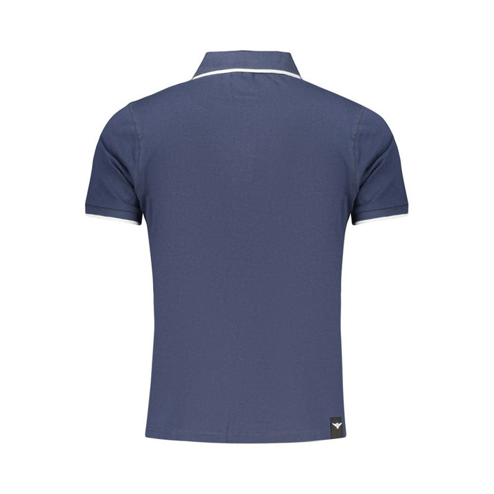 Accademia Militare Blue Cotton Polo Shirt