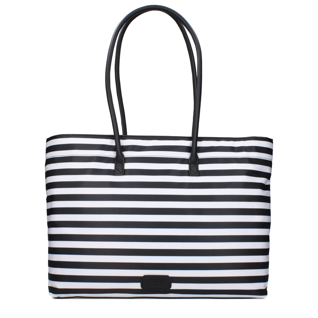 Karl Lagerfeld Black Fabric Shoulder Bag