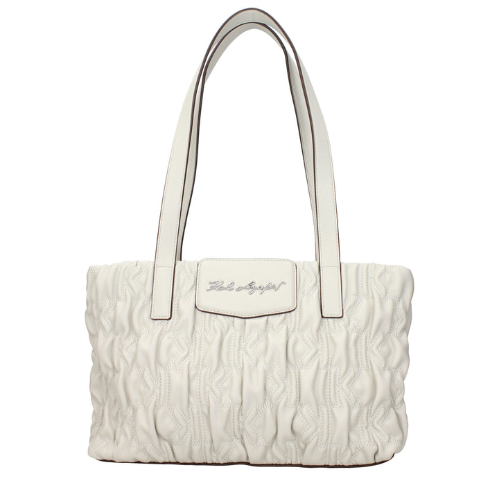 Karl Lagerfeld Gray Polyester Shoulder Bag