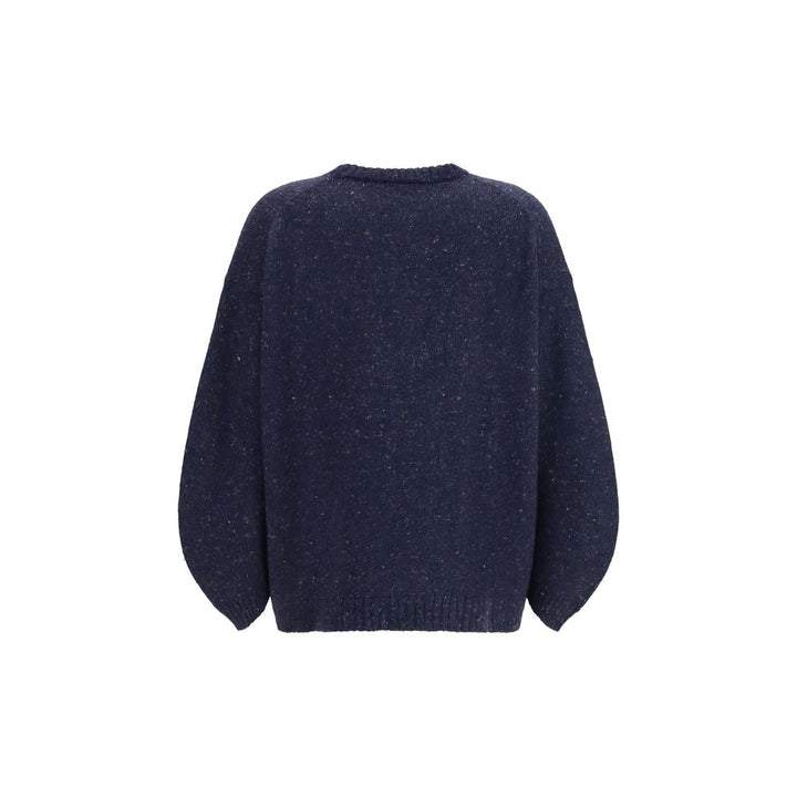 Fabiana Filippi Blue Wool Oves Aries Sweatshirt