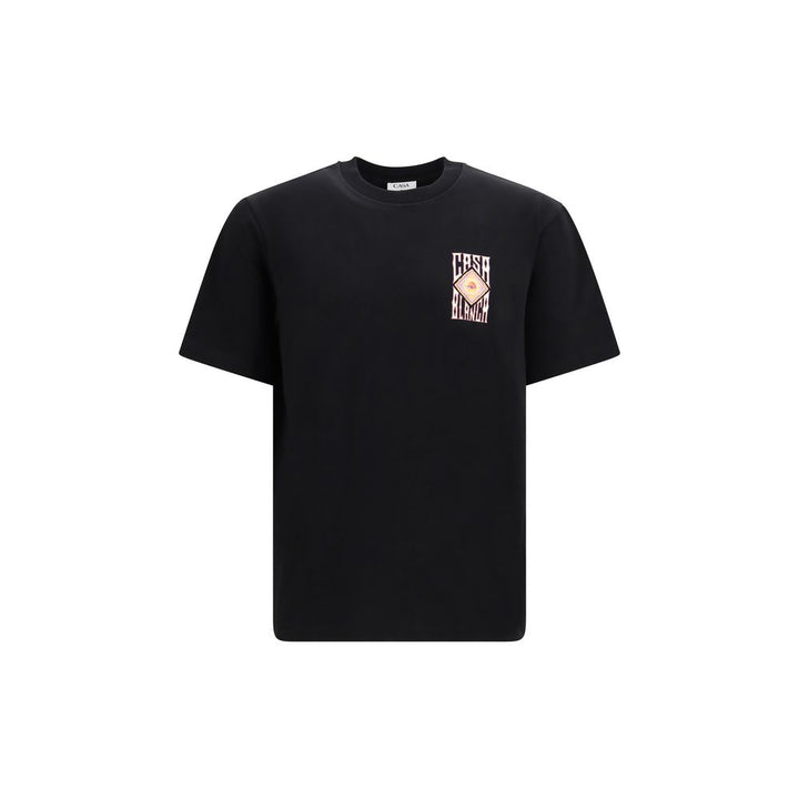 Casablanca Black Cotton T-Shirt
