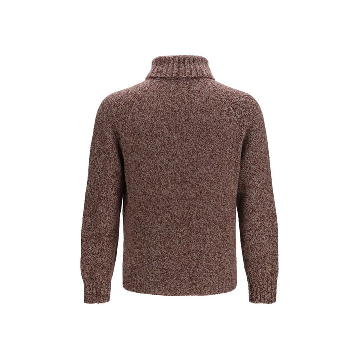 Brunello Cucinelli Bordeaux Wool Oves Aries Turtleneck