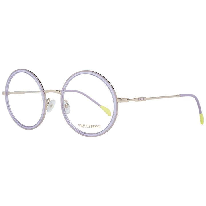 Emilio Pucci Purple Metal & Plastic Glasses (Frames)