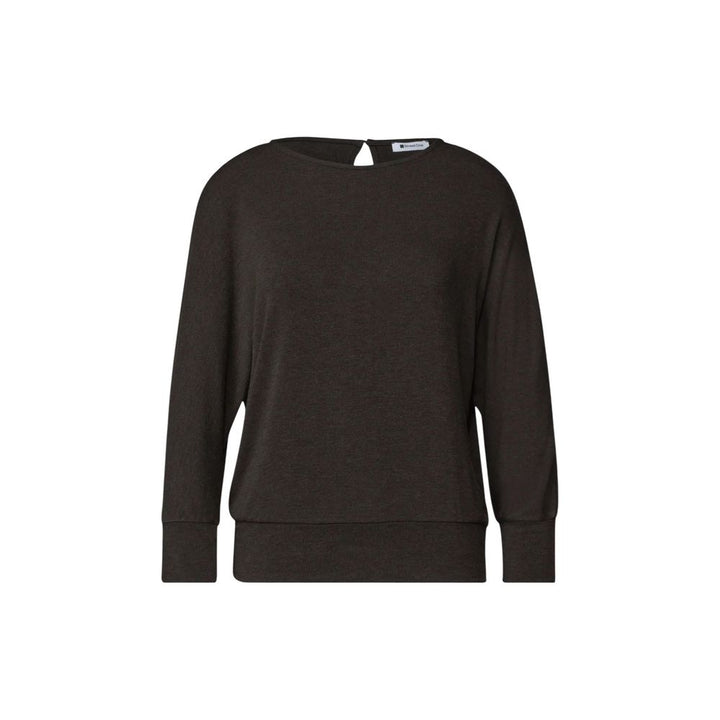 Street One Brown Viscose Long Sleeve T-Shirt