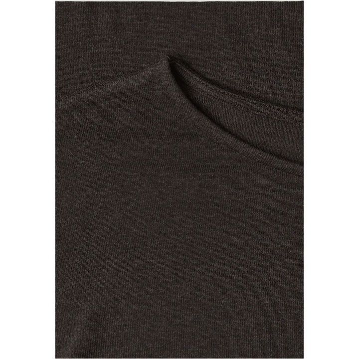 Street One Brown Viscose Long Sleeve T-Shirt