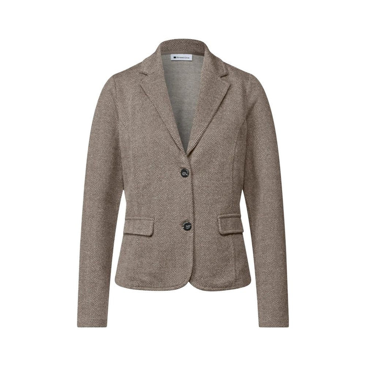 Street One Brown Polyester Blazer