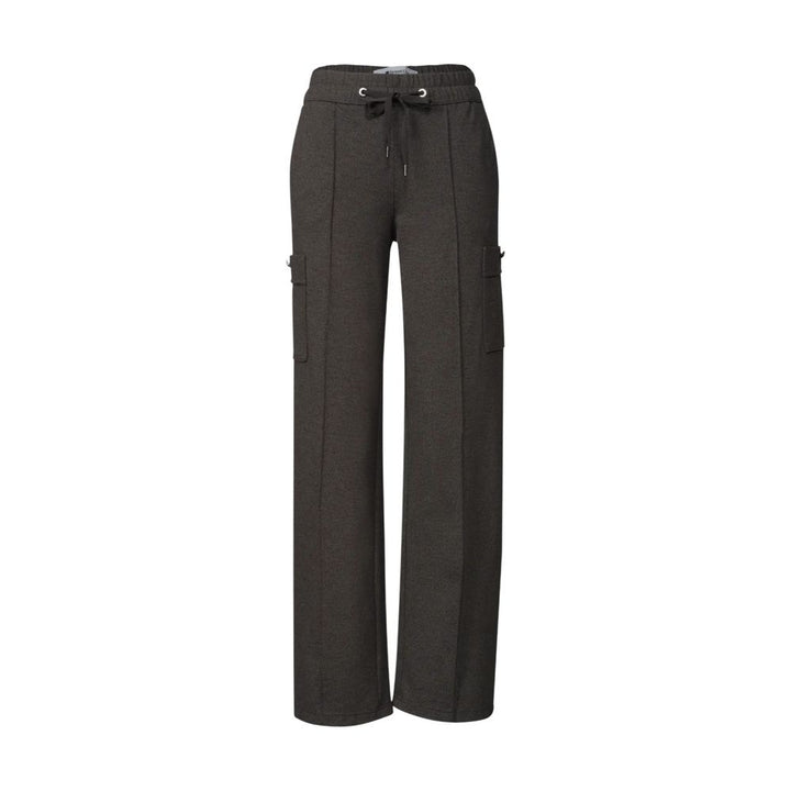 Street One Brown Polyester Cargo Pants