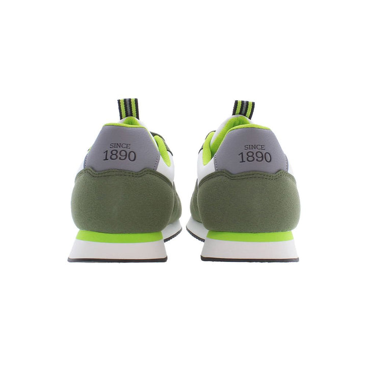 U.S. POLO ASSN. Green Polyester Men's Sneaker