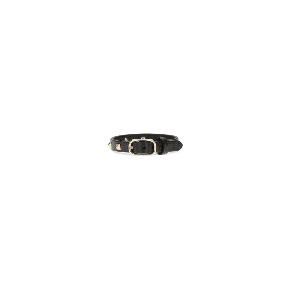 Valentino Garavani Black Goatskin Bracelet