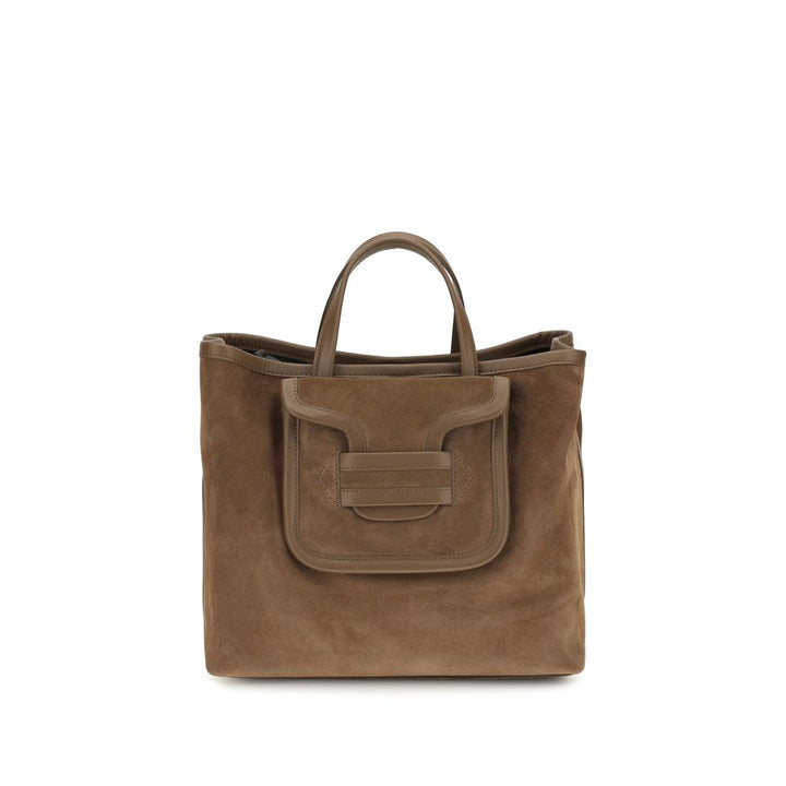 Pierre Hardy Brown Suede Leather Shoulder Bag