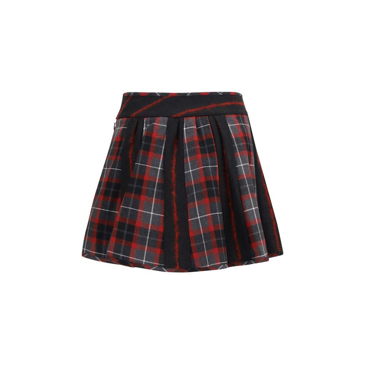 Vivienne Westwood Red Wool Oves Aries Mini Skirt