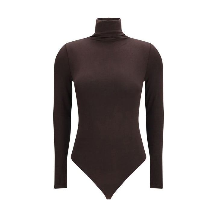 Wolford Brown Cotton Bodysuit