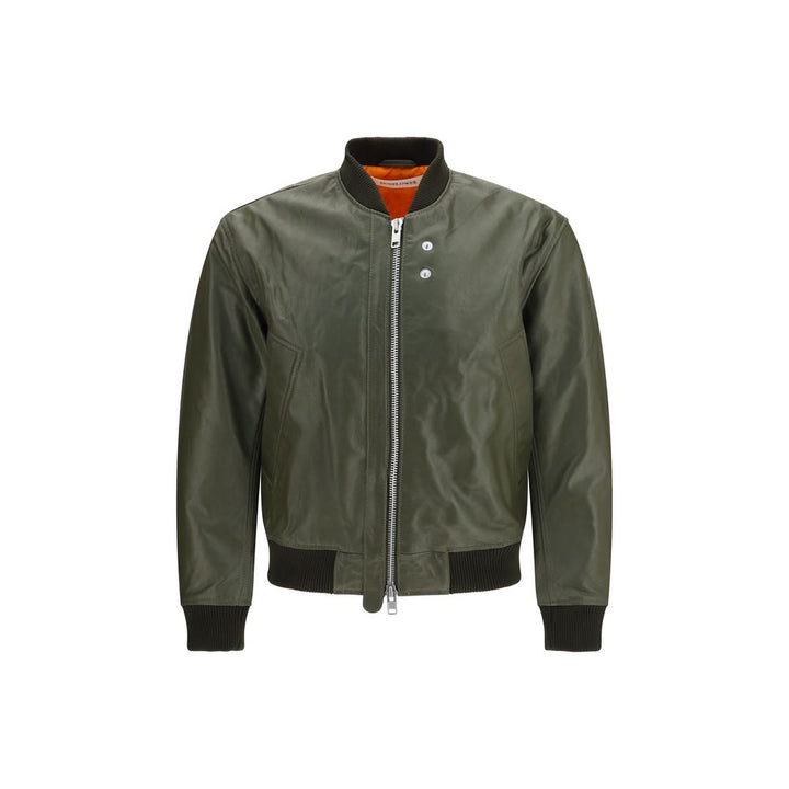 Sunflower Bicolor Calf Leather Bos Taurus Leather Jacket