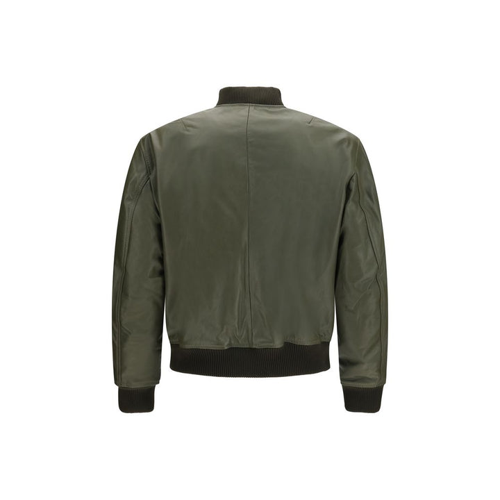 Sunflower Bicolor Calf Leather Bos Taurus Leather Jacket