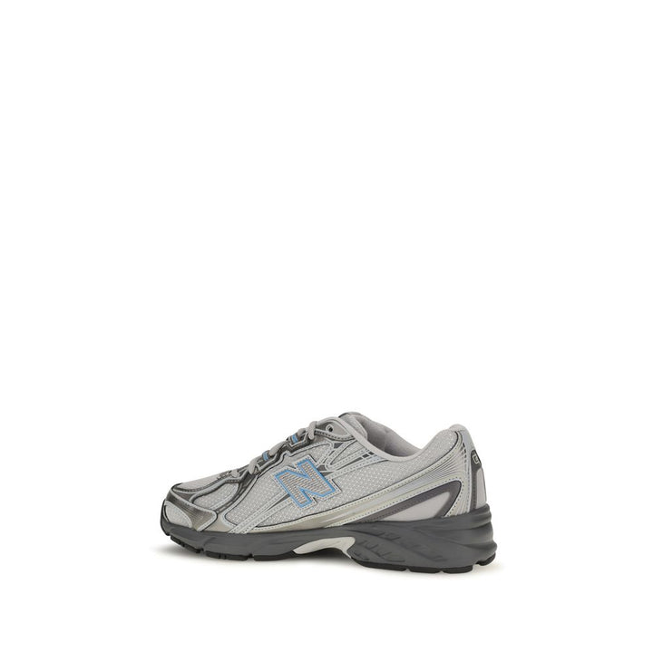 New Balance Gray Fabric Athletic Sneakers