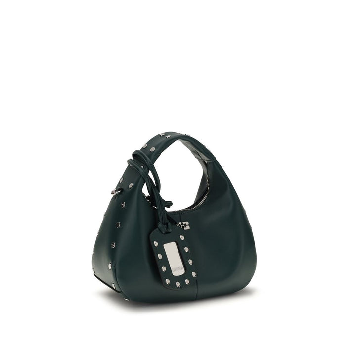 Ganni Bicolor Recycled Leather Shoulder Bag