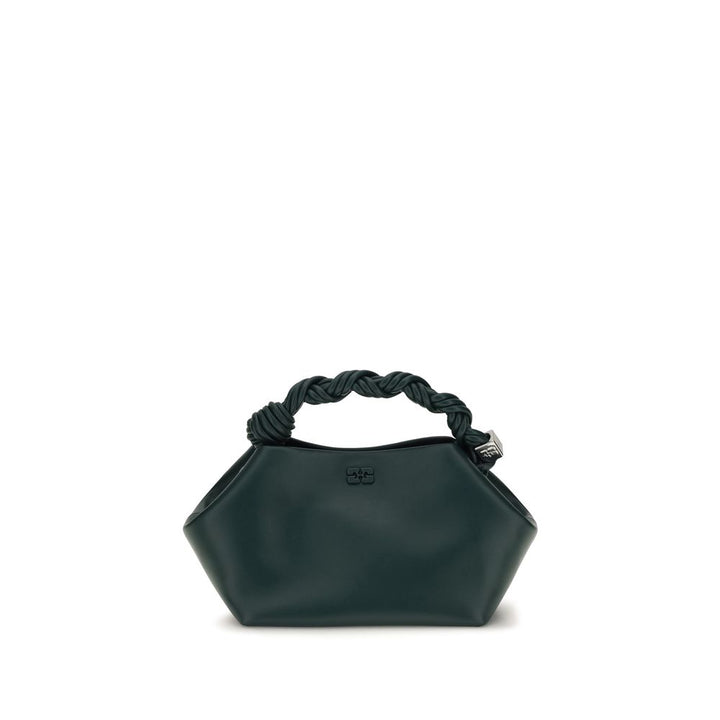 Ganni Bicolor Recycled Leather Shoulder Bag