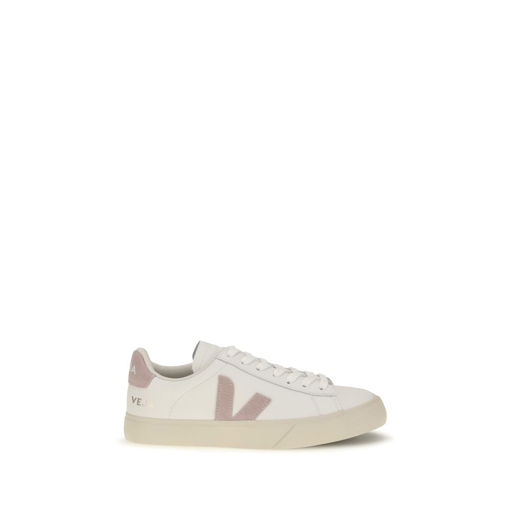 Veja White Calf Leather Bos Taurus Low Top Sneakers