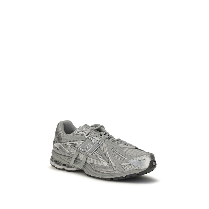 New Balance Gray Fabric Athletic Sneakers