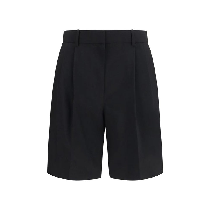 Khaite Black Wool Oves Aries Bermuda Shorts
