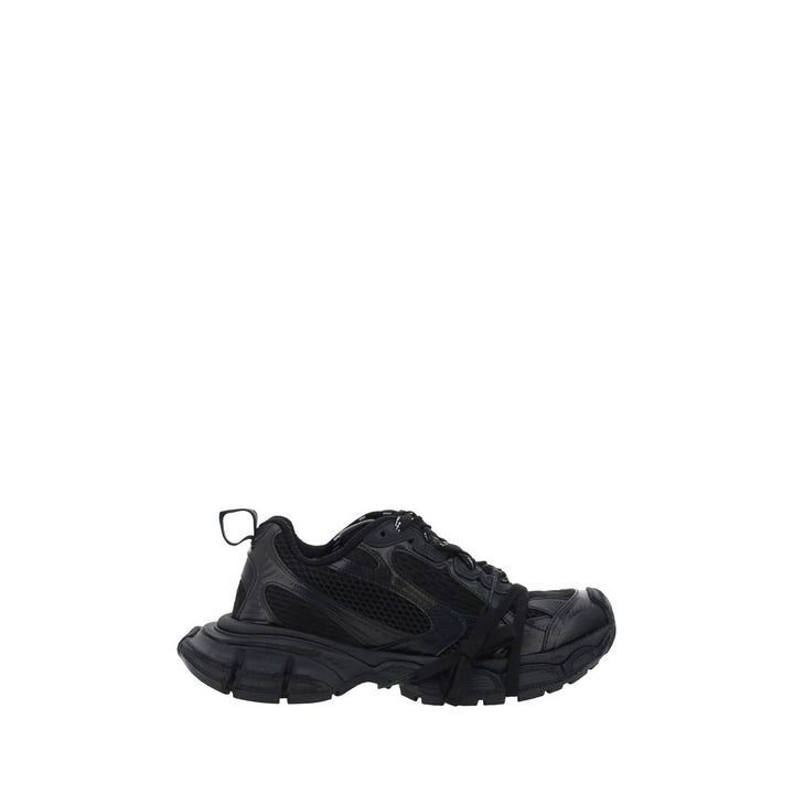 Balenciaga Black Polyurethane Chunky Sneakers