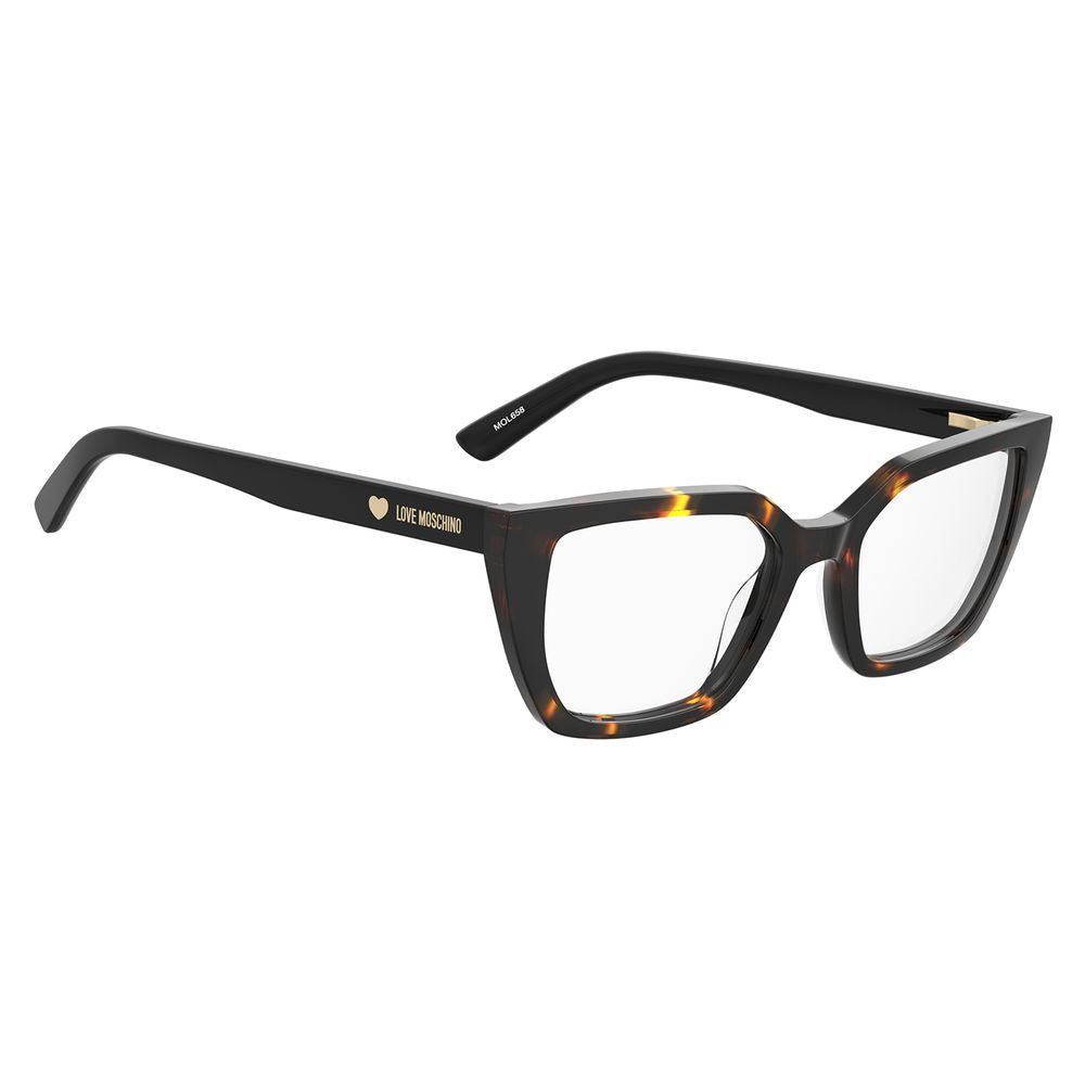 Love Moschino Brown Acetate Glasses (Frames)