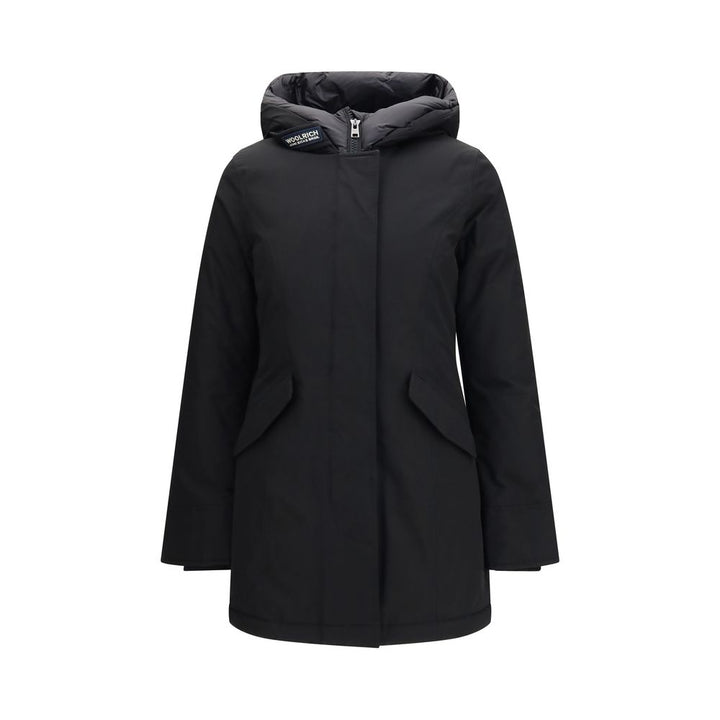 Woolrich Black Cotton Parka