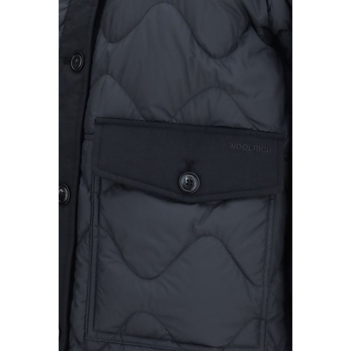 Woolrich Gray Polyester Shell Jacket