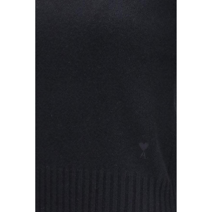 Ami Paris Black Cashmere Turtleneck