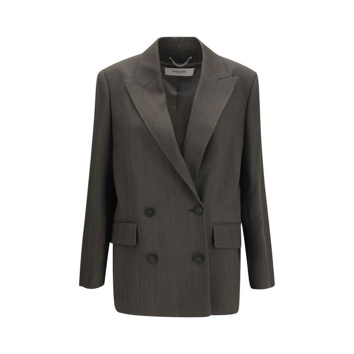 Golden Goose Bicolor Viscose Blazer