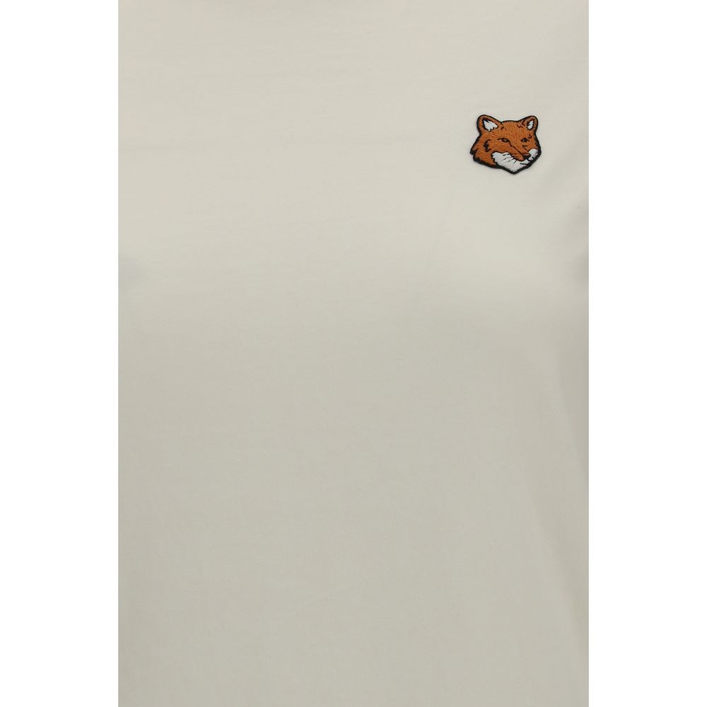 Maison Kitsuné Beige Cotton T-Shirt