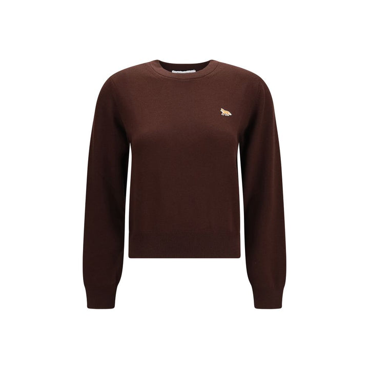 Maison Kitsuné Brown Wool Oves Aries Sweatshirt