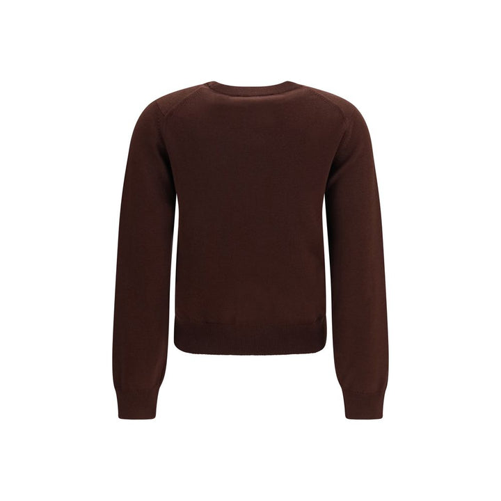Maison Kitsuné Brown Wool Oves Aries Sweatshirt