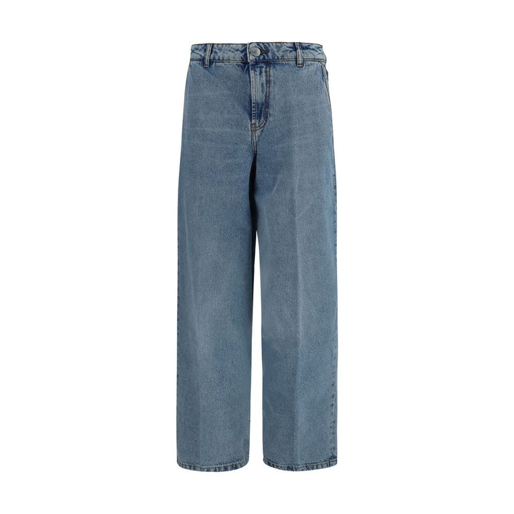 Ami Paris Blue Cotton Jeans Denim