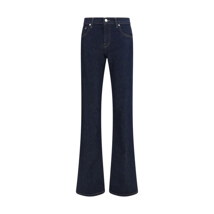 Haikure Blue Cotton Flared Jeans