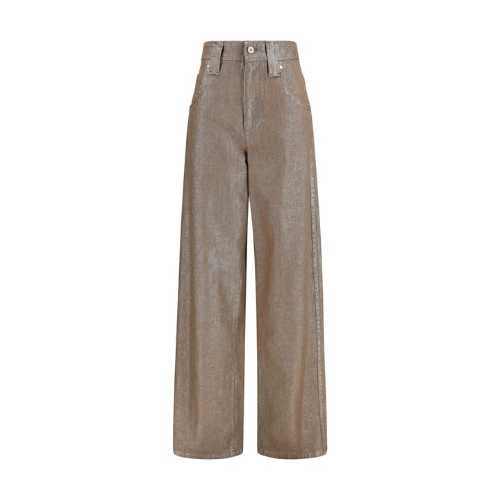 Brunello Cucinelli Beige Cotton Jeans Denim