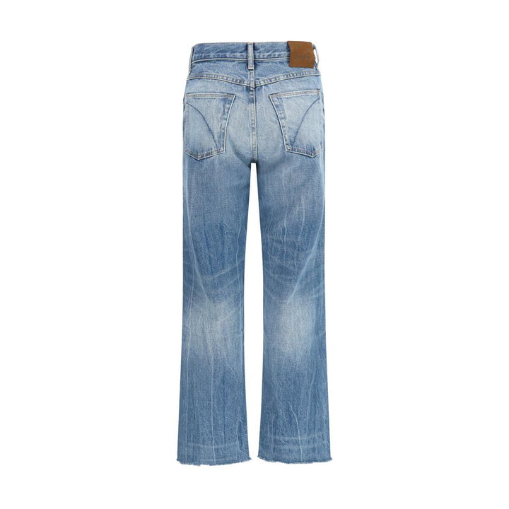 Tom Ford Blue Cotton Bootcut Jeans