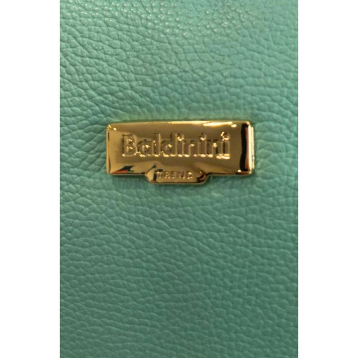 Baldinini Trend Turquoise Cowhide Handbag