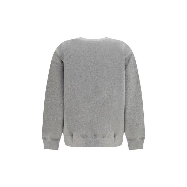 Ganni Gray Cotton Sweatshirt