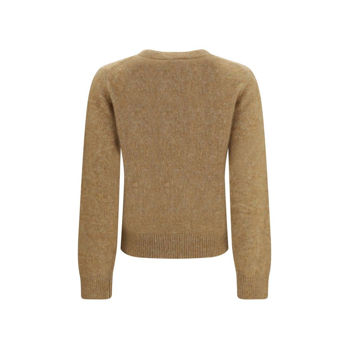 Ganni Beige Alpaca Vicugna Pacos Sweatshirt