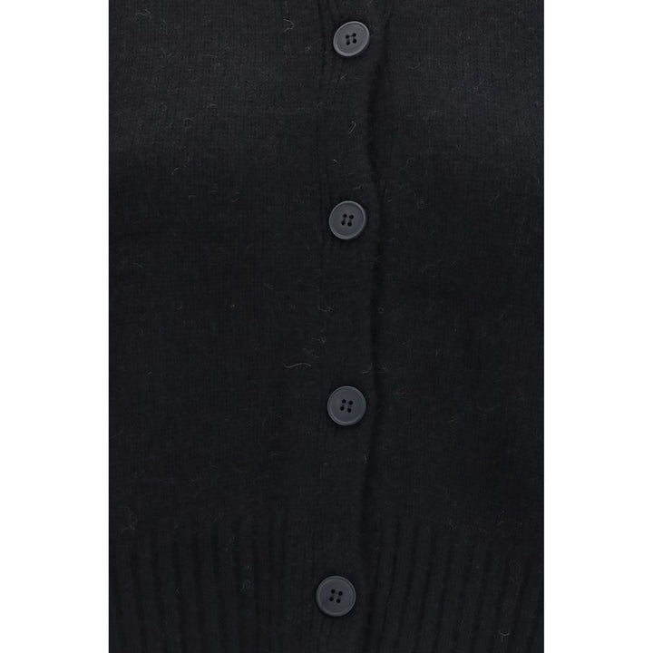 Loulou De Saison Black Wool Oves Aries Cardigan