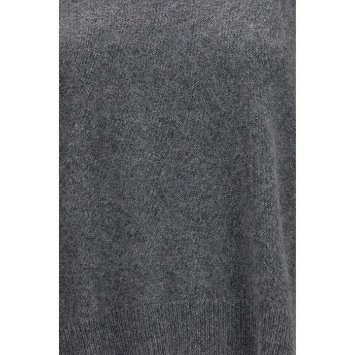 Loulou De Saison Gray Wool Oves Aries Sweatshirt