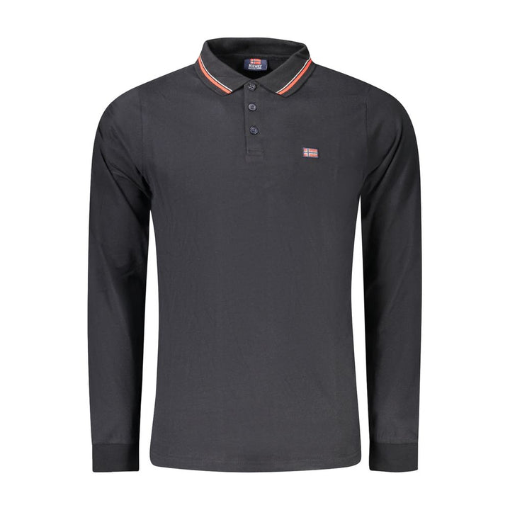 Norway 1963 Black Cotton Men's Polo