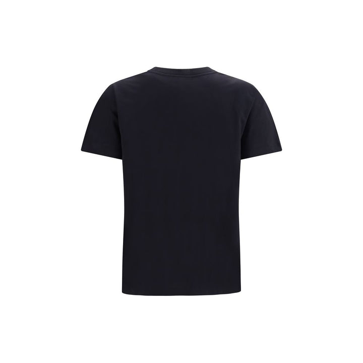 Ganni Gray Cotton T-Shirt