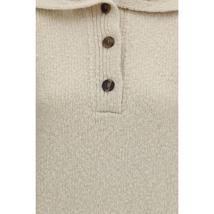 Malo Beige Cashmere Sweatshirt