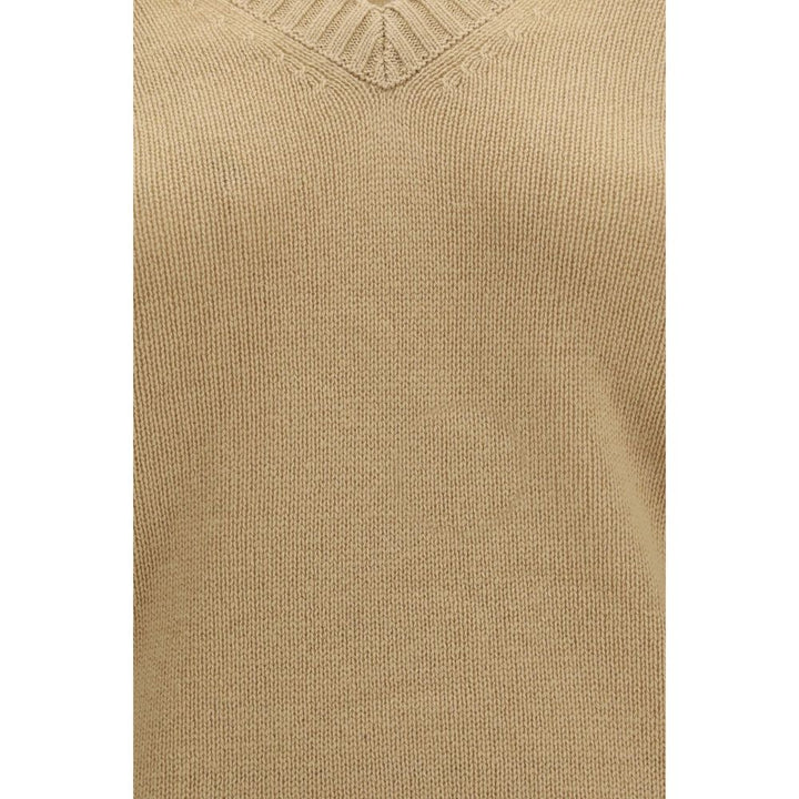 Allude Beige Cashmere Sweater