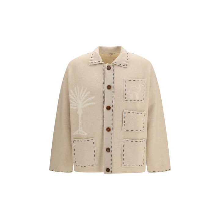 Baziszt Beige Cashmere Cardigan