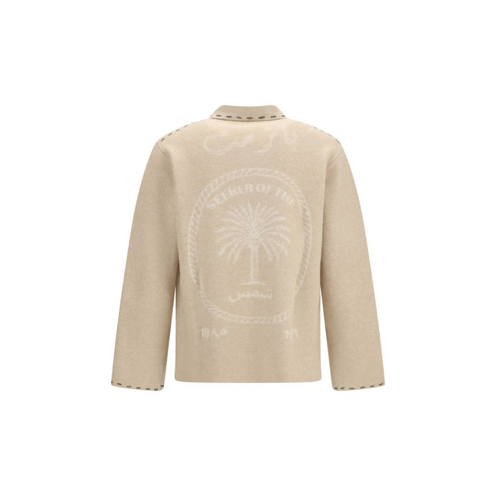 Baziszt Beige Cashmere Cardigan